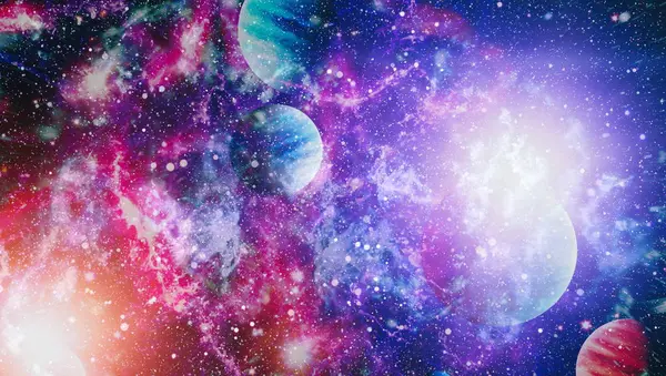 Liten Del Ett Oändligt Stjärnfält Rymden Universum Delar Denna Bild — Stockfoto
