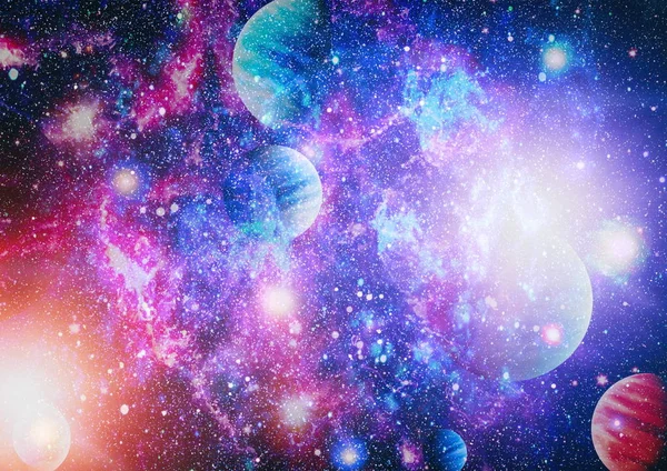 Evrendeki sonsuz uzay alanının küçük bir parçası. 