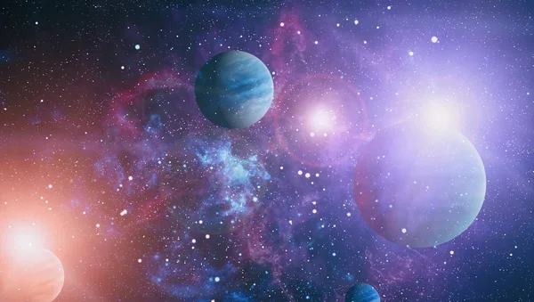 Planeten Sterren Sterrenstelsels Ruimte Die Schoonheid Van Ruimteverkenning Laten Zien — Stockfoto