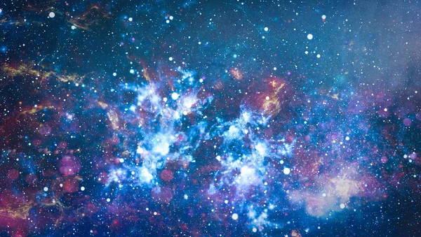 Campo Estelar Espacio Una Nebulosa Una Congestión Gas Elementos Esta — Foto de Stock