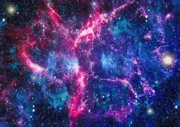 Campo Estelar Espacio Una Nebulosa Una Congestión Gas Elementos Esta — Foto de Stock