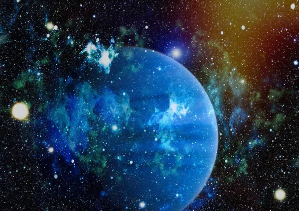 Star Fältet Rymden Nebulosor Och Gas Trängsel Element Denna Bild — Stockfoto