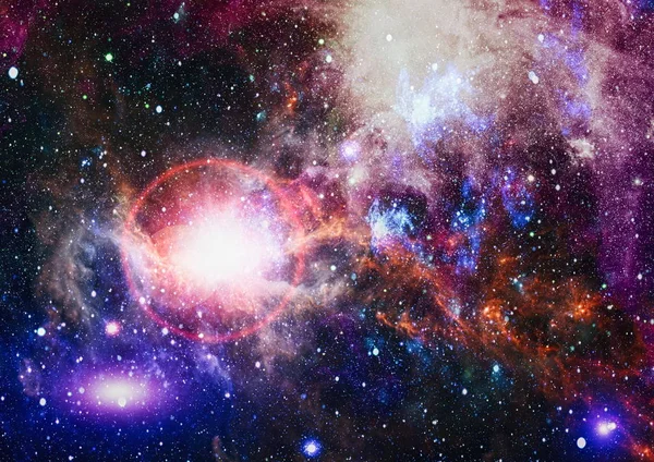 Nebel Und Galaxien All Elemente Dieses Von Der Nasa Bereitgestellten — Stockfoto