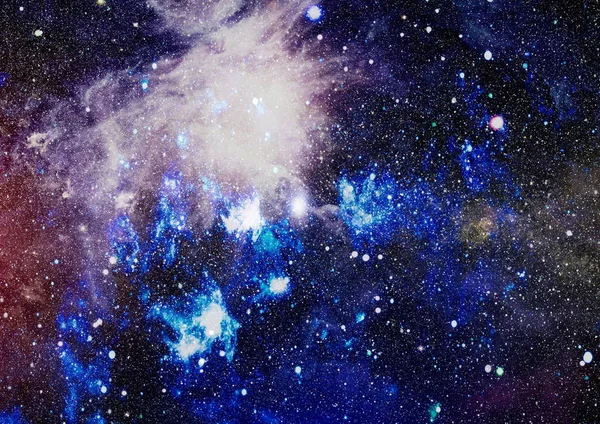 Νεφέλωμα Και Γαλαξίες Στο Διάστημα Στοιχεία Αυτής Της Εικόνας Που — Φωτογραφία Αρχείου