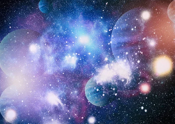Nebulosa Galaxias Espacio Elementos Esta Imagen Proporcionados Por Nasa — Foto de Stock
