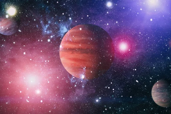 Câmp Stelar Spațiu Adânc Mulți Ani Lumină Departe Pământ Elemente — Fotografie, imagine de stoc