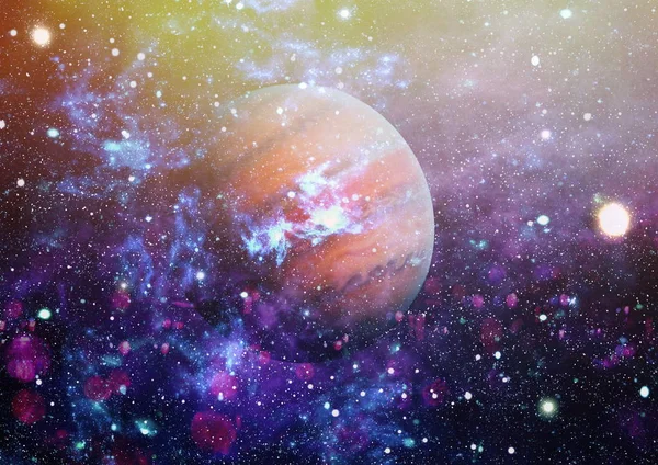 Galaxia Espiral Espacio Profundo Elementos Esta Imagen Proporcionados Por Nasa —  Fotos de Stock