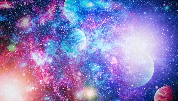 Derin uzay bulunan sarmal gökada. Nasa tarafından döşenmiş bu görüntü unsurları.