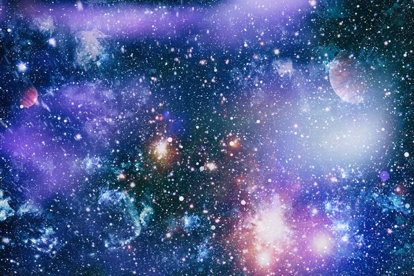 Spiralgalax Rymden Delar Denna Bild Från Nasa — Stockfoto