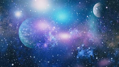 alan birçok ışık yılı uzakta dünya. Nasa tarafından döşenmiş bu görüntü unsurları