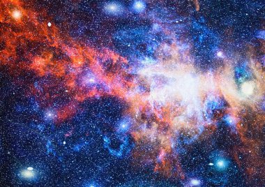 alan birçok ışık yılı uzakta dünya. Nasa tarafından döşenmiş bu görüntü unsurları