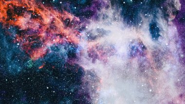 birçok ışık yılı uzakta dünya derin uzayda yıldız alanı. Bu görüntü nasa tarafından döşenmiş unsurları