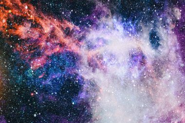 birçok ışık yılı uzakta dünya derin uzayda yıldız alanı. Bu görüntü nasa tarafından döşenmiş unsurları