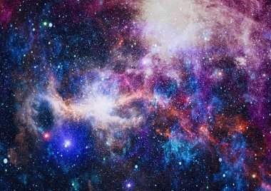 birçok ışık yılı uzakta dünya derin uzayda yıldız alanı. Bu görüntü nasa tarafından döşenmiş unsurları