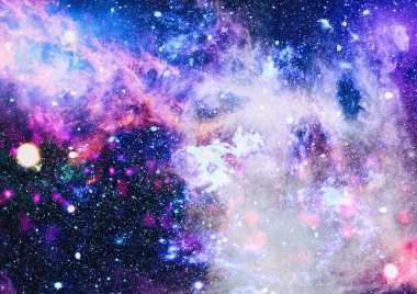 birçok ışık yılı uzakta dünya derin uzayda yıldız alanı. Bu görüntü nasa tarafından döşenmiş unsurları