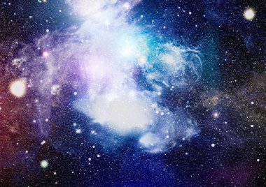 birçok ışık yılı uzakta dünya derin uzayda yıldız alanı. Bu görüntü nasa tarafından döşenmiş unsurları