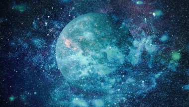 birçok ışık yılı uzakta dünya derin uzayda yıldız alanı. Bu görüntü nasa tarafından döşenmiş unsurları