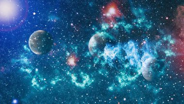 alan birçok ışık yılı uzakta dünya. Nasa tarafından döşenmiş bu görüntü unsurları