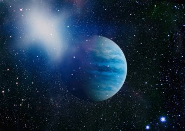 alan birçok ışık yılı uzakta dünya. Nasa tarafından döşenmiş bu görüntü unsurları