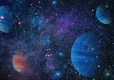 Galaksi - NASA tarafından desteklenen bu resmin elementleri