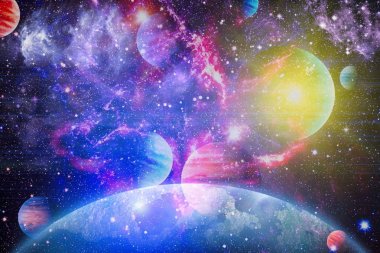 Galaksi - NASA tarafından desteklenen bu resmin elementleri