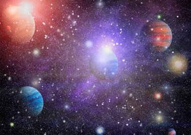 Galaksi - NASA tarafından desteklenen bu resmin elementleri