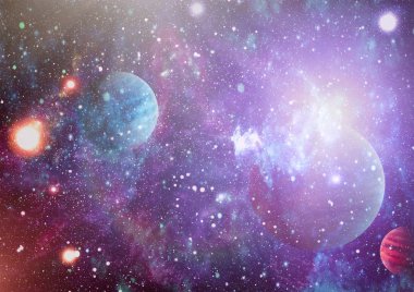 Galaksi - NASA tarafından desteklenen bu resmin elementleri