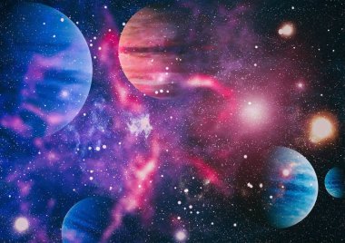 Galaksi - NASA tarafından desteklenen bu resmin elementleri