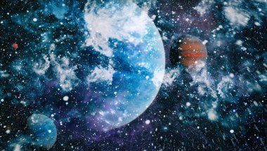 Galaksi - NASA tarafından desteklenen bu resmin elementleri