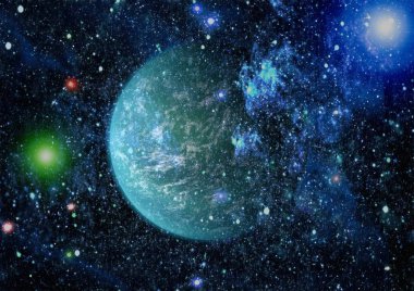 Galaksi - NASA tarafından desteklenen bu resmin elementleri