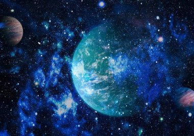 Galaksi - NASA tarafından desteklenen bu resmin elementleri