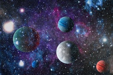 Galaksi - NASA tarafından desteklenen bu resmin elementleri