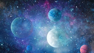 Galaksi - NASA tarafından desteklenen bu resmin elementleri