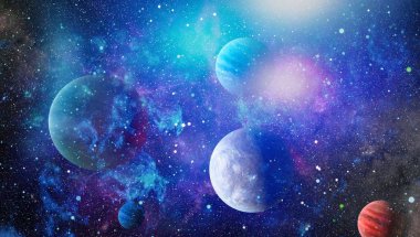 Galaksi - NASA tarafından desteklenen bu resmin elementleri