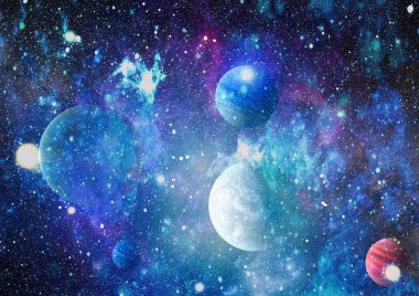 Galaksi - NASA tarafından desteklenen bu resmin elementleri