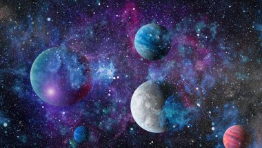 Galaksi - NASA tarafından desteklenen bu resmin elementleri