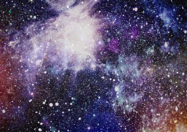 Derin uzay bulunan sarmal gökada. Nasa tarafından döşenmiş bu görüntü unsurları.