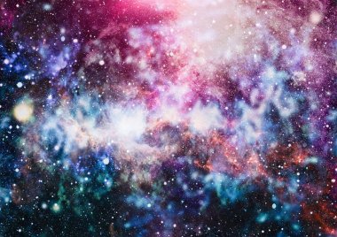 Derin uzay bulunan sarmal gökada. Nasa tarafından döşenmiş bu görüntü unsurları.