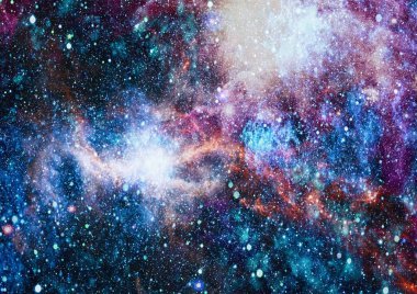 Derin uzay bulunan sarmal gökada. Nasa tarafından döşenmiş bu görüntü unsurları.