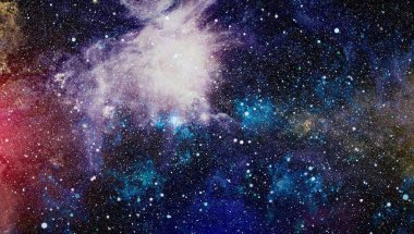 Derin uzay bulunan sarmal gökada. Nasa tarafından döşenmiş bu görüntü unsurları.