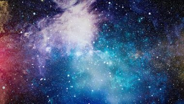 Derin uzay bulunan sarmal gökada. Nasa tarafından döşenmiş bu görüntü unsurları.