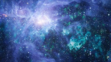 Uzaydaki gezegenler, yıldızlar ve galaksiler uzay keşiflerinin güzelliğini gösteriyor. NASA tarafından döşenmiş elementler