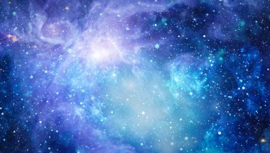 Uzaydaki gezegenler, yıldızlar ve galaksiler uzay keşiflerinin güzelliğini gösteriyor. NASA tarafından döşenmiş elementler