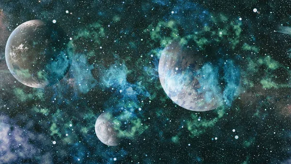Туманність Галактики Космосі Елементи Цього Зображення Мебльовані — стокове фото