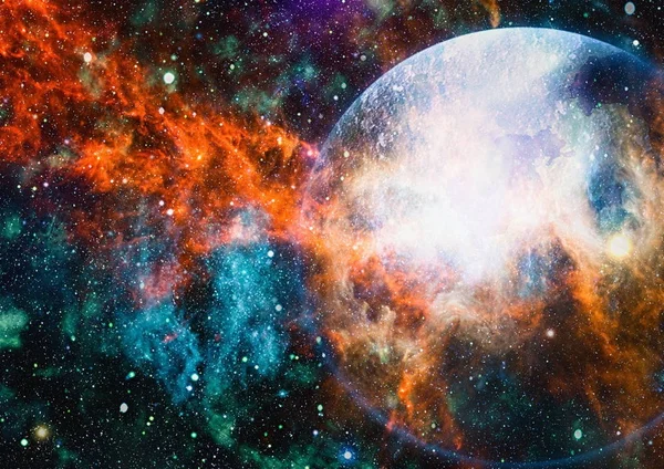 Campo Stellare Nello Spazio Profondo Molti Anni Luce Lontano Dalla — Foto Stock