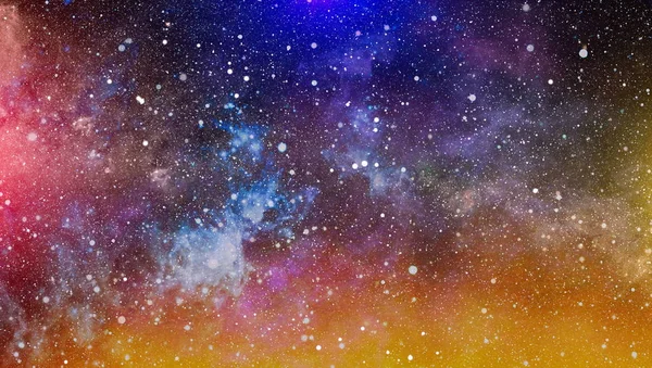 Medan Bintang Ruang Angkasa Banyak Tahun Cahaya Jauh Dari Bumi — Stok Foto