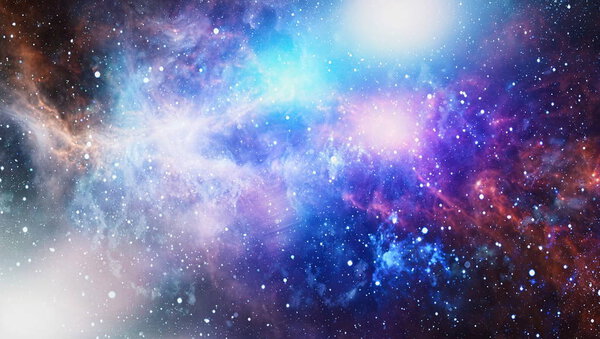 Star field in deep space many light years far from the Earth. Elements of this image furnished by NASA