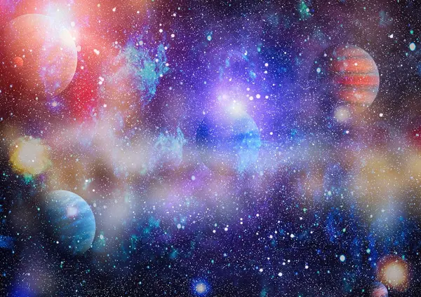 Galaxy Elements Image Furnished Nasa — Stock Photo, Image