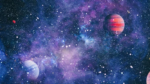 Mgławica Piękne Gwiazd Galaktyk Elementy Tego Obrazu Dostarczone Przez Nasa — Zdjęcie stockowe