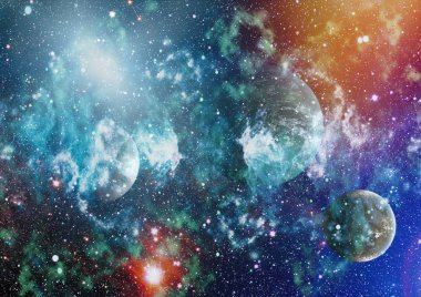 alan birçok ışık yılı uzakta dünya. Nasa tarafından döşenmiş bu görüntü unsurları